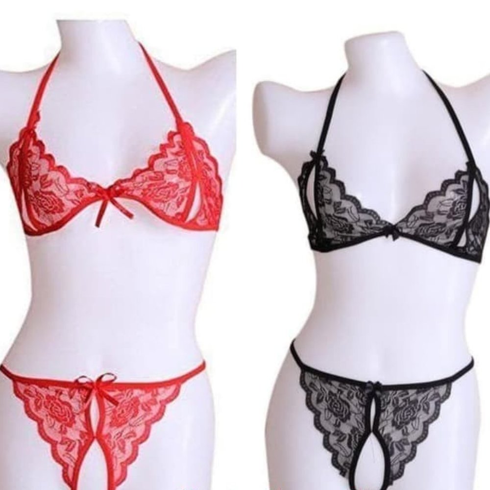 NEW WOMEN'S LINGERIE BRA DAN G STRING SET /LINGERIA PAKAIN DALAM WANITA MURAH